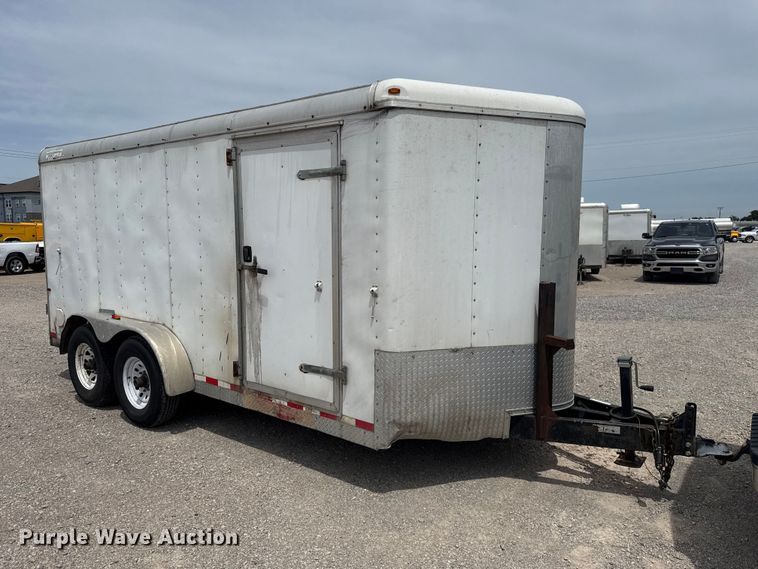 image for item ET6363 2012 Doolittle Mfg. enclosed cargo trailer