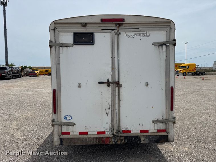 image for item ET6363 2012 Doolittle Mfg. enclosed cargo trailer