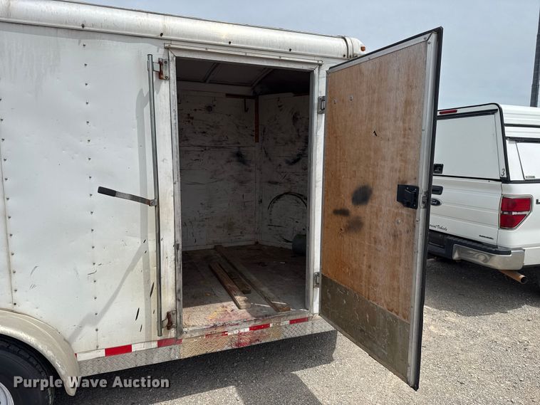 image for item ET6363 2012 Doolittle Mfg. enclosed cargo trailer