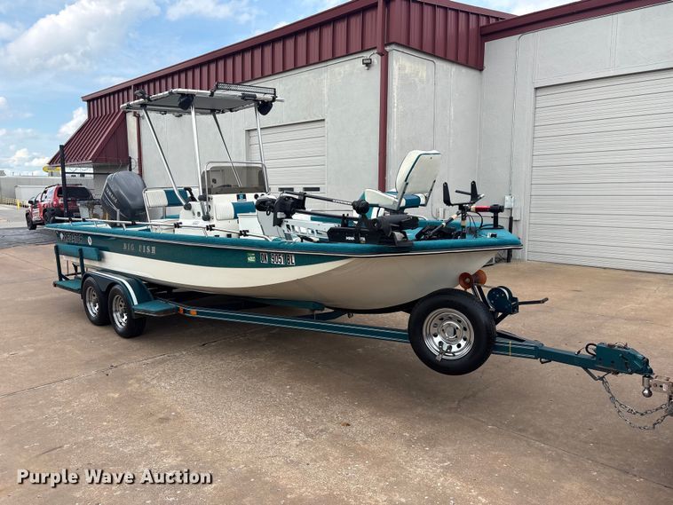 image for item EV2996 1995 Predator Boats 222 boat