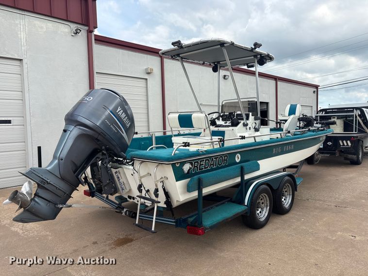 image for item EV2996 1995 Predator Boats 222 boat
