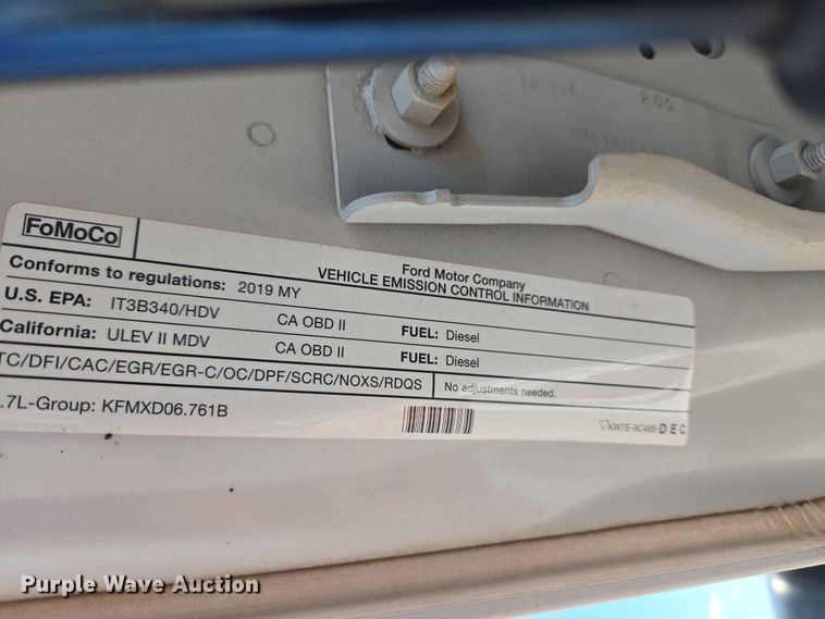image for item EW0304 2019 Ford F250 Super Duty Crew Cab pickup truck