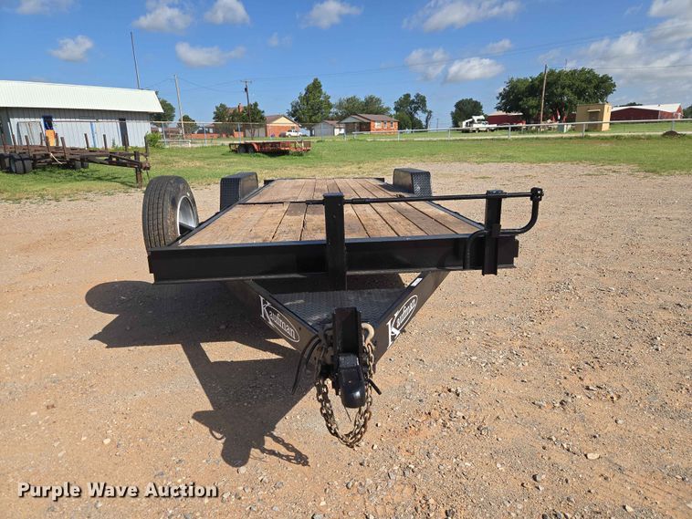 image for item EW0305 2021 Kaufman tilt deck utility trailer
