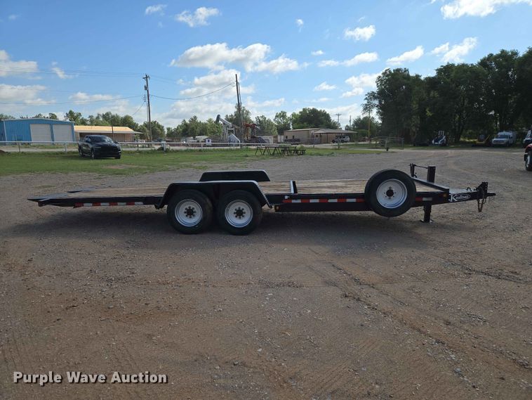 image for item EW0305 2021 Kaufman tilt deck utility trailer