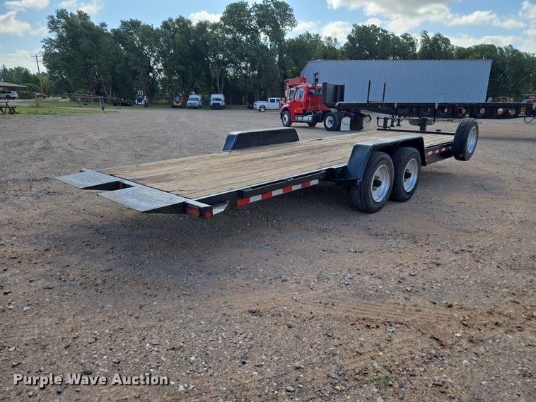 image for item EW0305 2021 Kaufman tilt deck utility trailer