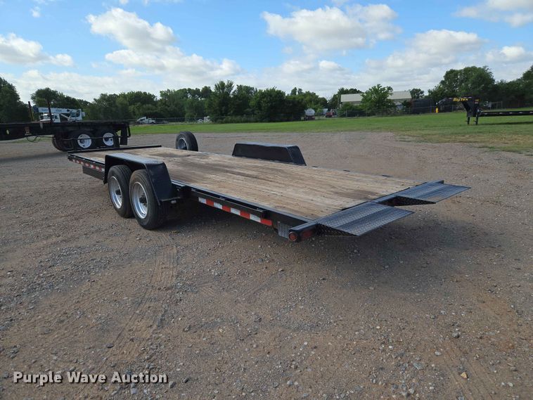 image for item EW0305 2021 Kaufman tilt deck utility trailer