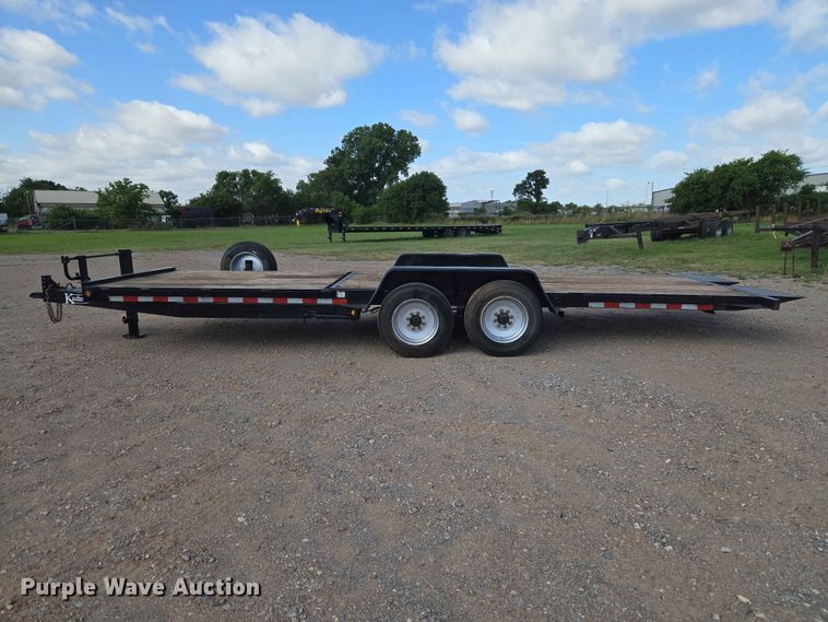 image for item EW0305 2021 Kaufman tilt deck utility trailer