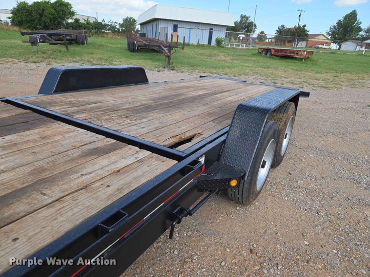 image for item EW0305 2021 Kaufman tilt deck utility trailer
