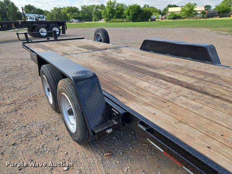 image for item EW0305 2021 Kaufman tilt deck utility trailer