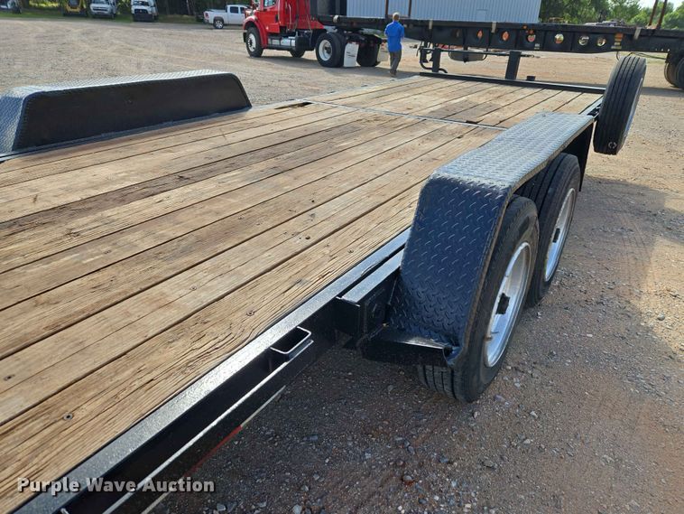 image for item EW0305 2021 Kaufman tilt deck utility trailer