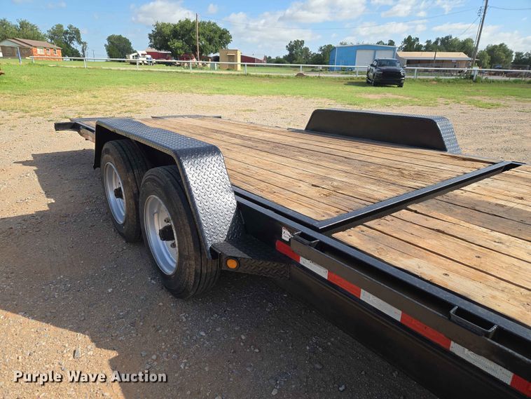 image for item EW0305 2021 Kaufman tilt deck utility trailer