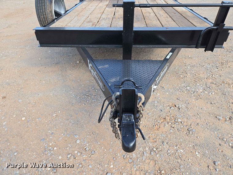 image for item EW0305 2021 Kaufman tilt deck utility trailer