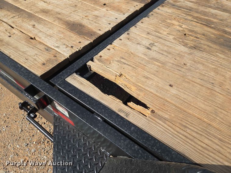 image for item EW0305 2021 Kaufman tilt deck utility trailer