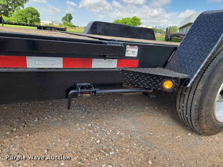 image for item EW0305 2021 Kaufman tilt deck utility trailer