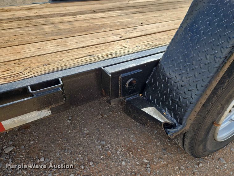 image for item EW0305 2021 Kaufman tilt deck utility trailer