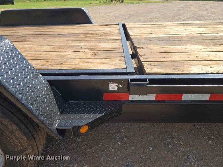image for item EW0305 2021 Kaufman tilt deck utility trailer