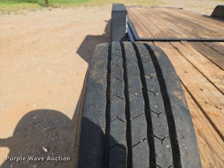 image for item EW0305 2021 Kaufman tilt deck utility trailer