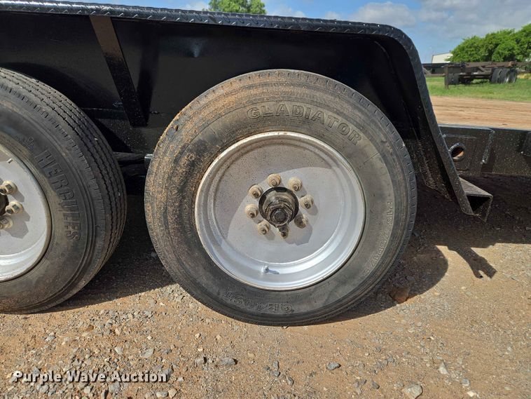 image for item EW0305 2021 Kaufman tilt deck utility trailer