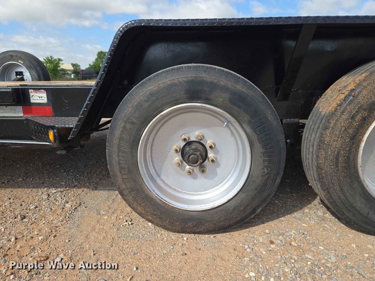 image for item EW0305 2021 Kaufman tilt deck utility trailer