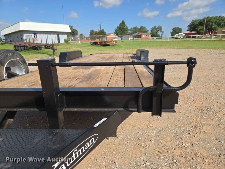 image for item EW0305 2021 Kaufman tilt deck utility trailer
