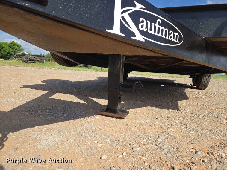 image for item EW0305 2021 Kaufman tilt deck utility trailer