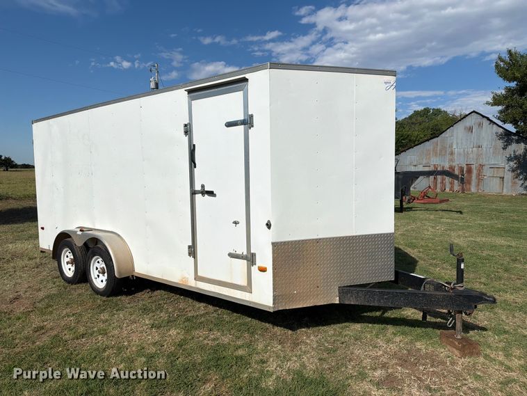 image for item EW0317 2012 Horton Vans enclosed cargo trailer