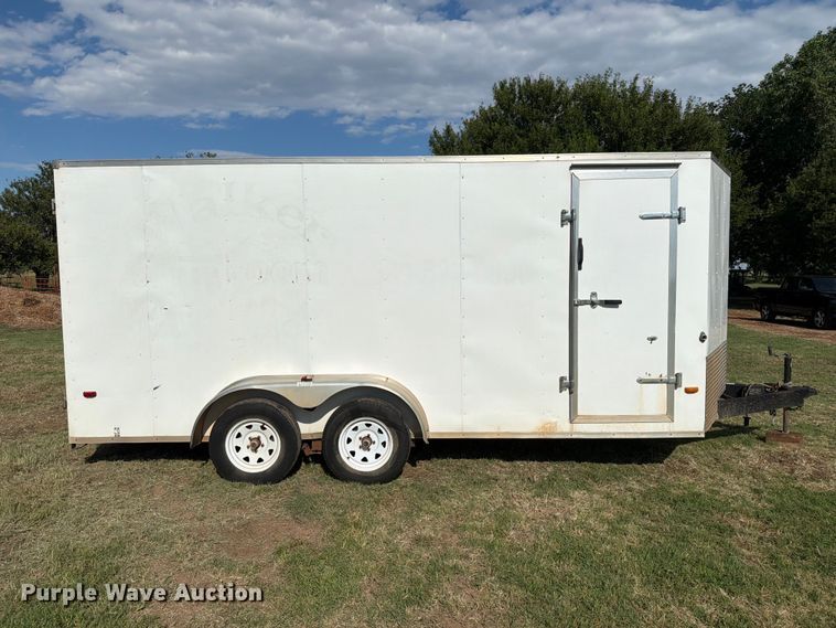 image for item EW0317 2012 Horton Vans enclosed cargo trailer