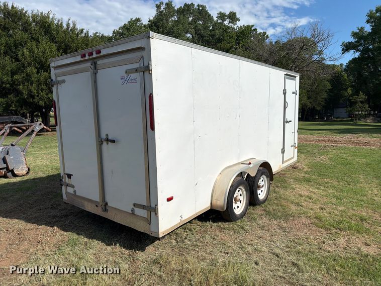 image for item EW0317 2012 Horton Vans enclosed cargo trailer