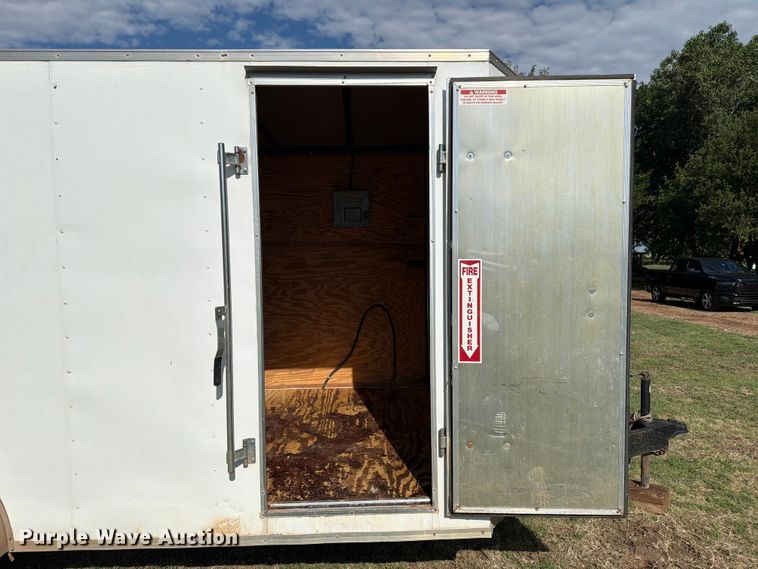 image for item EW0317 2012 Horton Vans enclosed cargo trailer
