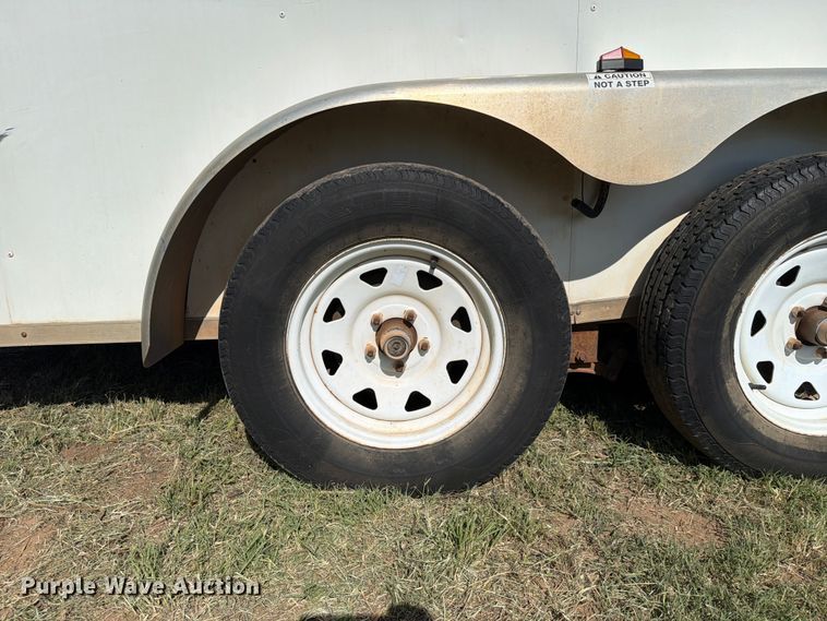 image for item EW0317 2012 Horton Vans enclosed cargo trailer