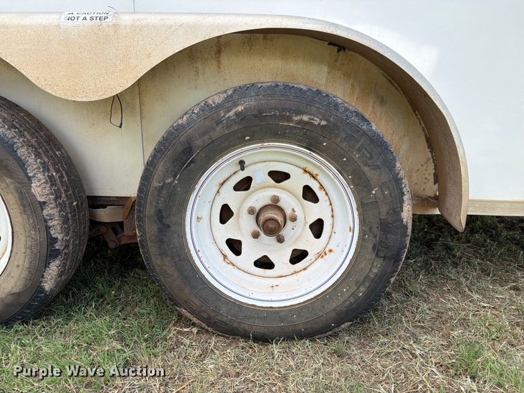 image for item EW0317 2012 Horton Vans enclosed cargo trailer