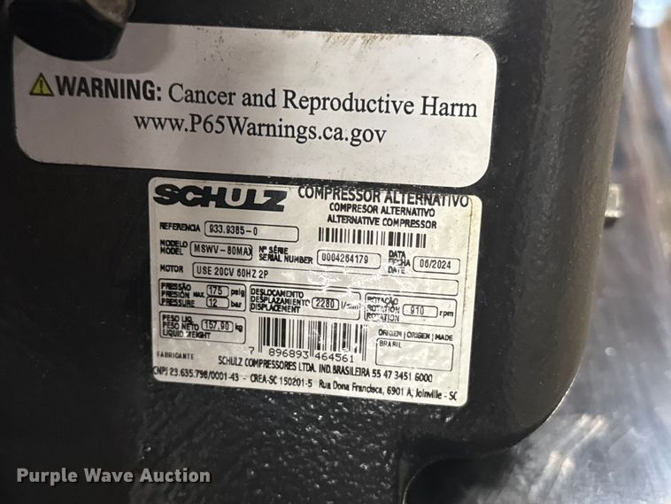 image for item EW4889 American Industrial Products air compressor