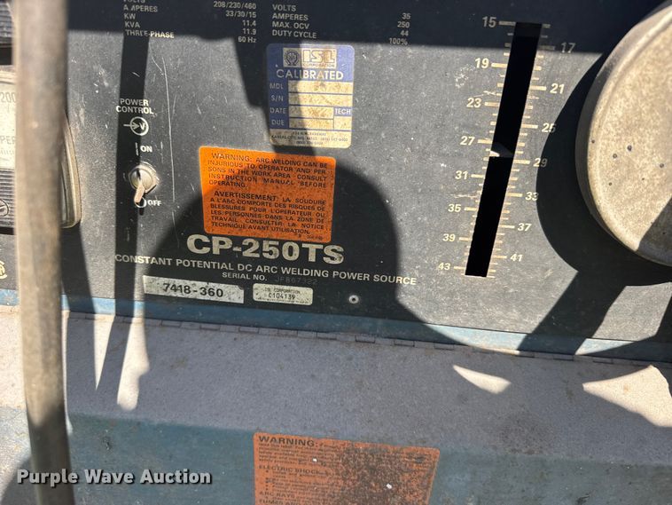 image for item EW4894 Miller CP-250TS welder