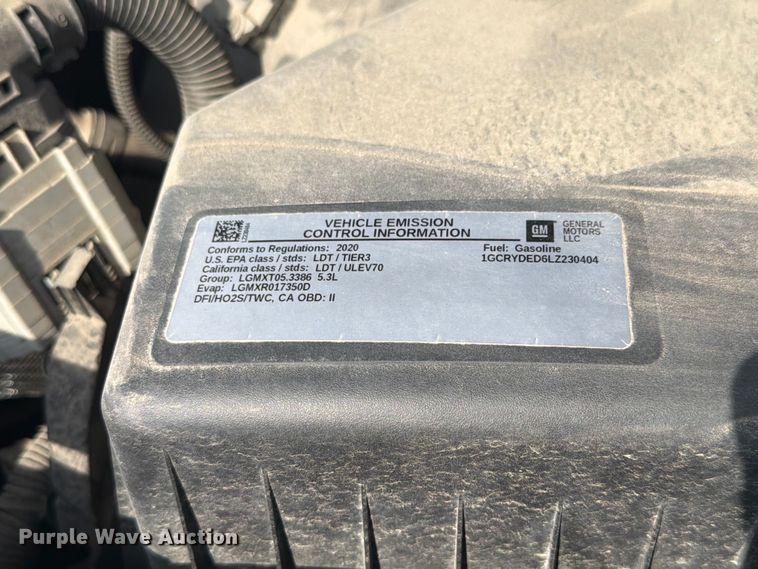 image for item EX4528 2020 Chevrolet Silverado 1500 Crew Cab pickup truck