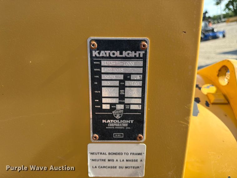 image for item EX5511 Katolight KLM3-85-1000 PTO generator
