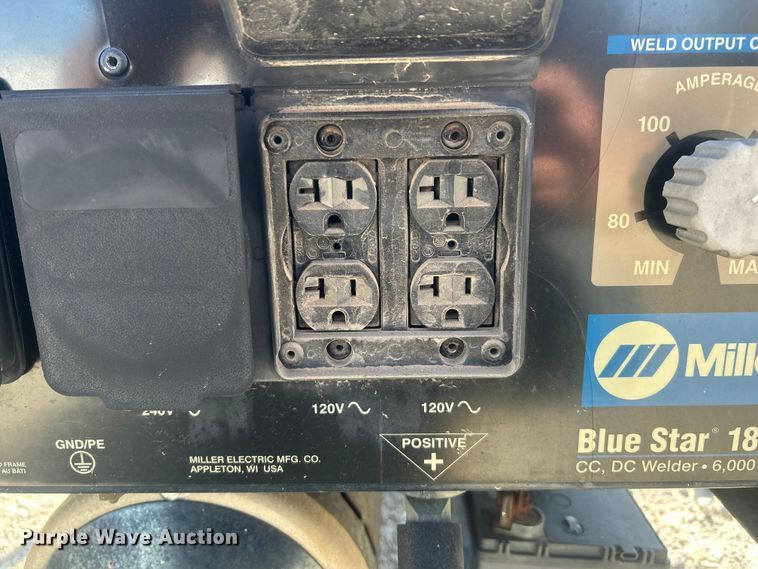 image for item EX5516 2013 Miller Blue Star DX welder/generator