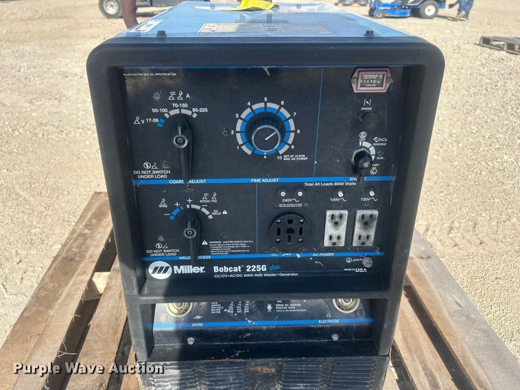image for item EX5517 Miller Bobcat 225G welder/generator