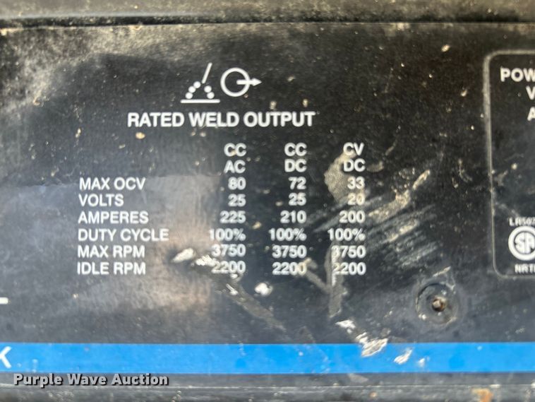 image for item EX5517 Miller Bobcat 225G welder/generator