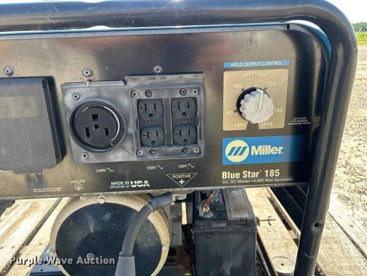image for item EX5518 2011 Miller Blue Star DX welder/generator