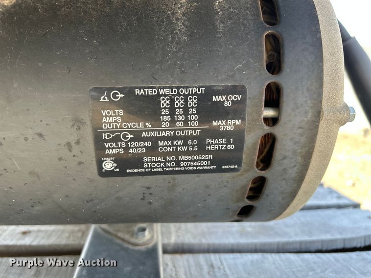 image for item EX5518 2011 Miller Blue Star DX welder/generator