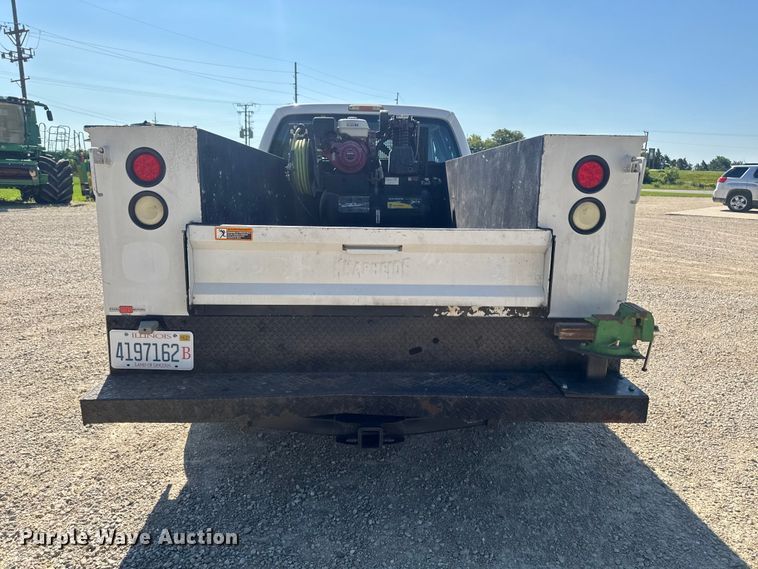 image for item FB5720 2013 Ford F250 Super Duty Crew Cab utility bed pickup truck