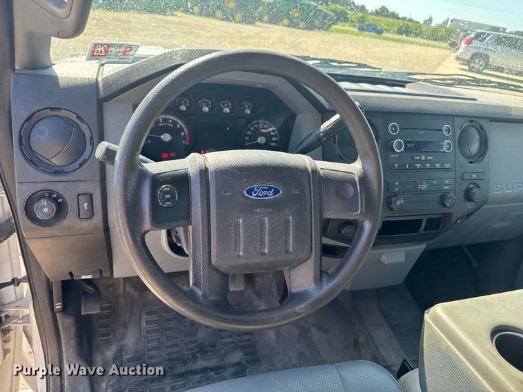 image for item FB5720 2013 Ford F250 Super Duty Crew Cab utility bed pickup truck