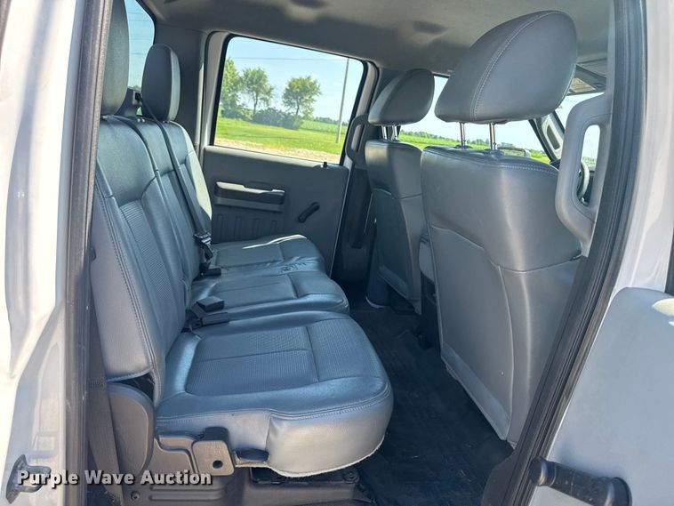 image for item FB5720 2013 Ford F250 Super Duty Crew Cab utility bed pickup truck