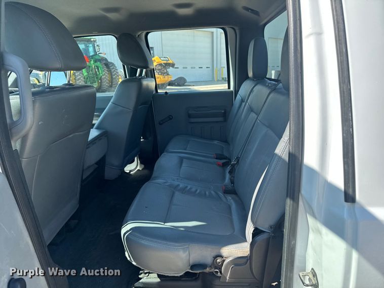 image for item FB5720 2013 Ford F250 Super Duty Crew Cab utility bed pickup truck