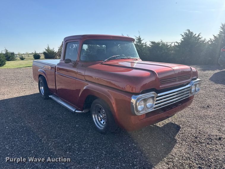 image for item FB6748 1960 Ford F100 pickup truck