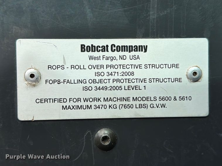 image for item FB8213 2015 Bobcat Toolcat 5610 utility vehicle