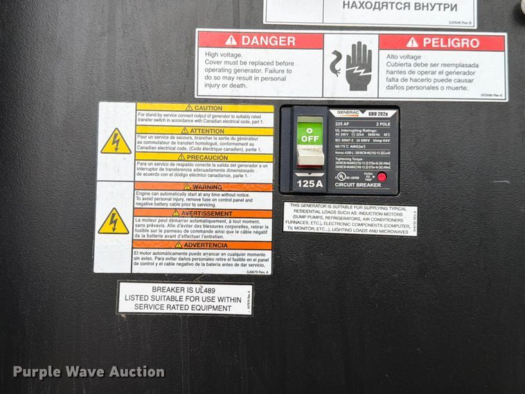 image for item FB8214 Generac 10000016816 generator