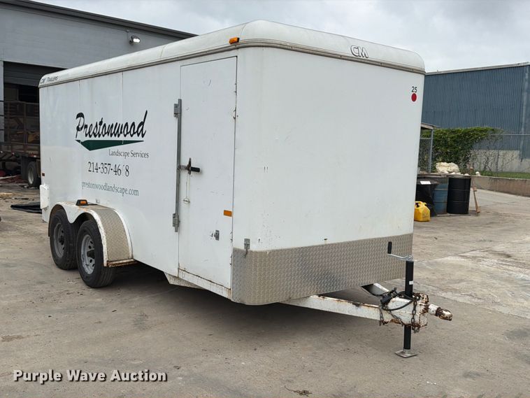 image for item FB8217 2003 CM Trailers enclosed cargo trailer