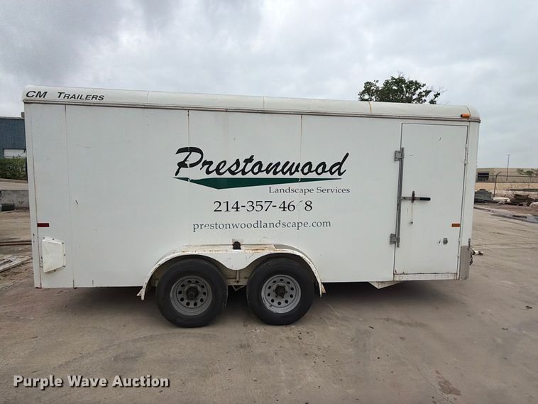 image for item FB8217 2003 CM Trailers enclosed cargo trailer
