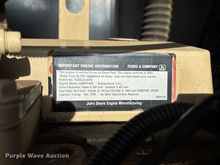 image for item FC1631 Martin Machinery MJD-100-3 generator